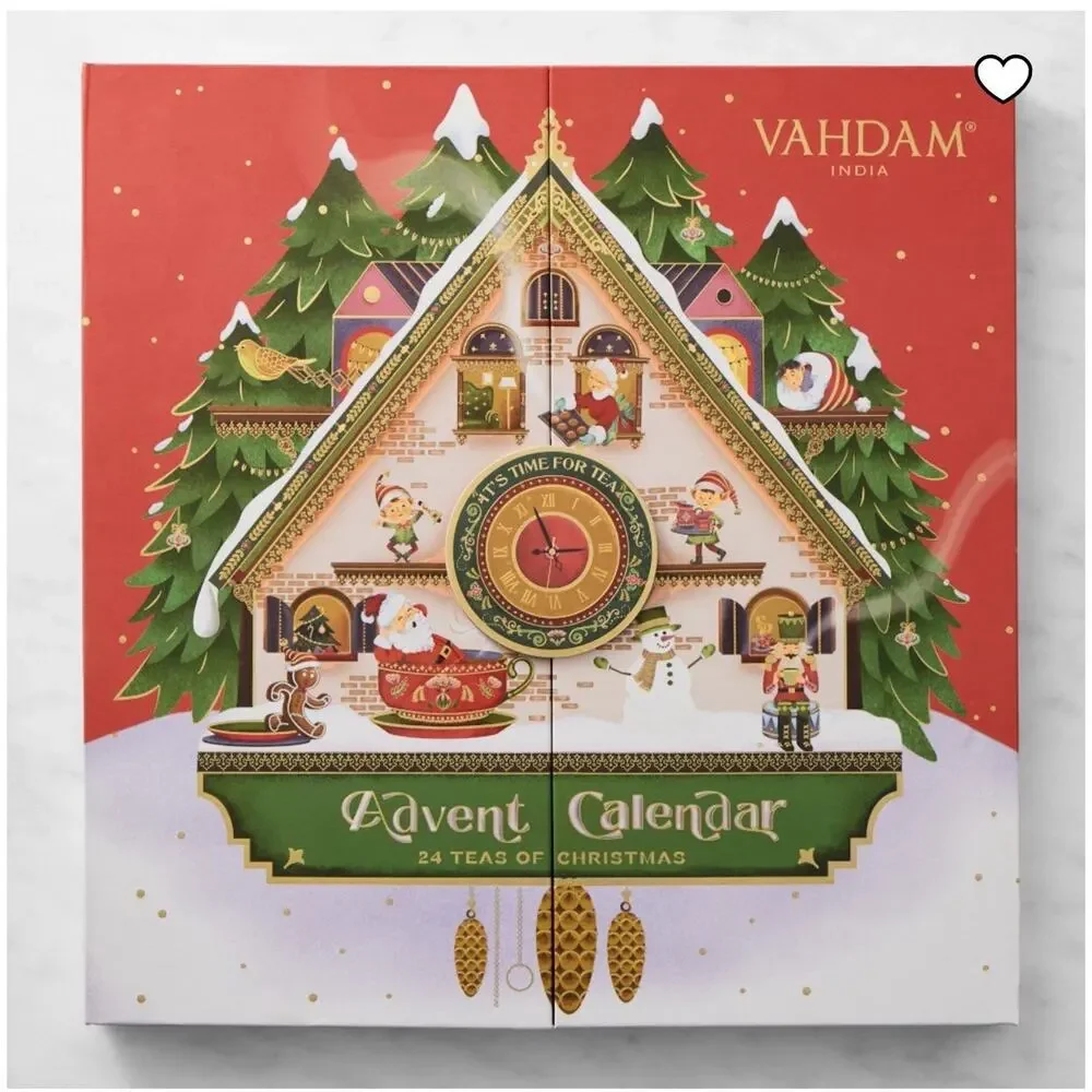 Williams Sonoma Vandam Advent Calender NEW SEALED 24 Teas Of Christmas